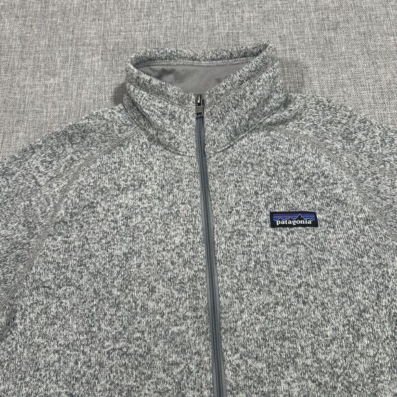 Patagonia Womens Better Sweater Size M Century Gray Fleece Full Zip Jacket 25542 - Picture 5 of 16